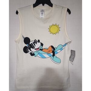 Mickey mouse tank top men XS